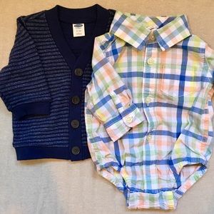 Baby Gap Button down shirt & sweater
